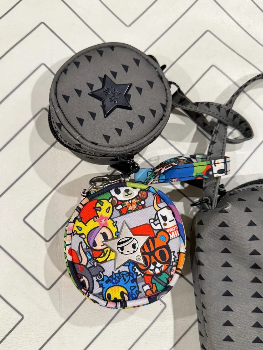 JuJuBe Diaper Bag Clutch and Pacifier Pod